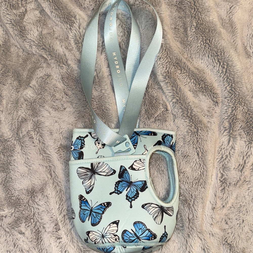 HydroJug Light Blue Butterfly